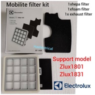 (3Filter in 1Box) Electrolux Vacuum Filter Set ZLUX1800 ZLUX1801 ZLUX1811 ZLUX1821 (0RlGlNAL FILTER)