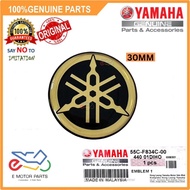 135LC EMBLEM YAMAHA EMBLEM135LC V1 V2 V3 V4 V5 V6 V7 HORN EMBLEM LOGO GOLD 30MM [100% ORIGINAL YAMAH