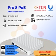 Ubiquiti Unifi Switch Pro 8 PoE USW-Pro-8-PoE (120W) * UK Power Cord*