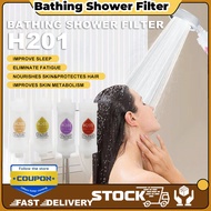 H201 Vitamin Shower Filter Skin Care Water Purification Chlorine Removal Bath Household Filter