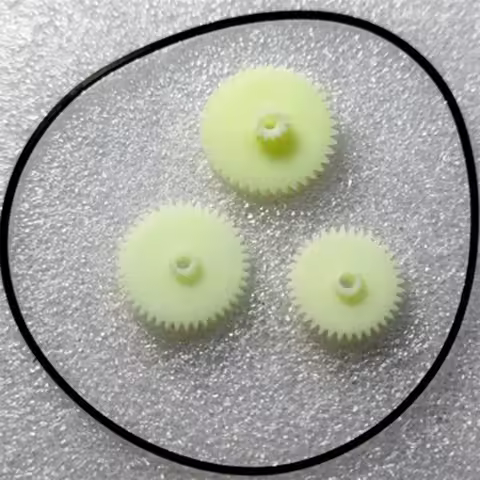 3PCS Tape Recorder Gear 1PC Belt Ring For D7140 D7160 D8040 D8268 D8269 D8334 D8437 D8543 Replacemen