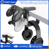 Rotatable Under Desk Clamp Controller Stand Headphone Holder Game Controller Stand