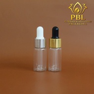 10ml Pipette Bottle Thinnatural - Gold & Silver AluminumRing 10ml Serum Bottle/ 10ml Dropper Bottle/