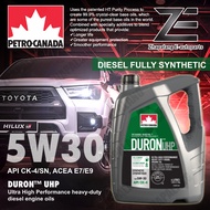 Petro Canada 5W30 Duron UHP Diesel Fully Synthetic Engine Oil 4L API CK4 | SN Ranger Hilux Navara