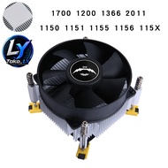 CPU Fan Cooler (Block) Support intel LGA 115X/1200/1700/1366 - 4 PIN PWM CPU Cooler