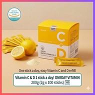 HURUMVitamin C+D 2g x 100 Sticks Color Food (One day)