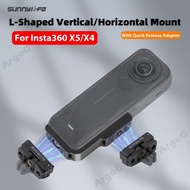 Sunnylife VerticalHorizontal Mount for Insta360 X5/X4 Horizontal Action Mount with Magnetic Quick Re