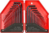 YIYITOOLS - HN-1-001 Hex Key Allen Wrench Set β 30-Piece Industrial Grade Set Tools, 1/20-3/8 inches