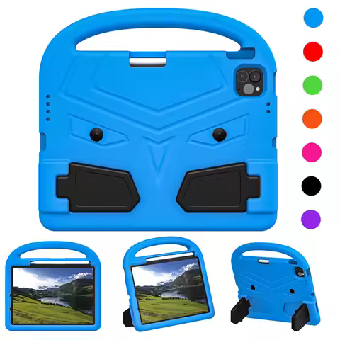 Kids Safe EVA Tablet Case for IPad Air 7 6 5 A16 11 10.2 10.9 Mini 7 6 I Pad Pro 9.7 10 9 8 10th Gen