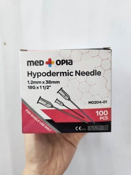 BERGAMOT M0204 Medtopia Hypodermic Syringes Needle 18G/21G/23G (100PCS)