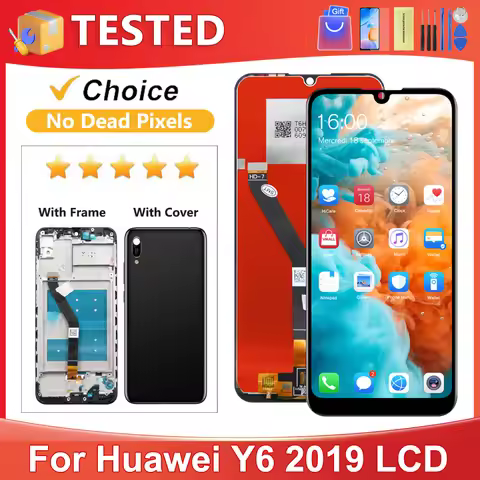6.09''OEM For HUAWEI Y6 2019 For MRD-LX1F LX1 LX3 LX1N LCD Display Touch Screen Digitizer Assembly R