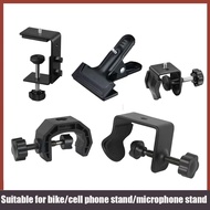 Microphone Stand Base, Photo Light Fixture Photo Equipment Accessory Clip C-Clip U-Clip Desktop Clip