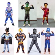 muscle costume for kids hulk iron man captain America batman optimums bumblebee Black Panther