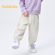 Semir กางเกงเด็กผู้ชายพร้อมกางเกงผ้าฟลีซหนาฤดูใบไม้ร่วงและฤดูหนาว2023เทรนด์ใหม่ของเด็กผู้หญิง