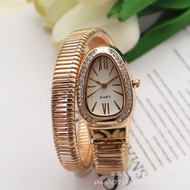 Snake Head Diamond Decoration Women's Watch Unique Niche Light Luxury Quartz Watch Snake Shape Brace