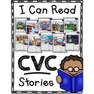 Ready SG Stock - I can Read CVC Stories Reading passages with comprehension questions CVC Words Sigh