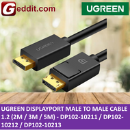 UGREEN DISPLAYPORT MALE TO MALE CABLE 1.2 (2M / 3M / 5M) - DP102-10211 / DP102-10212 / DP102-10213