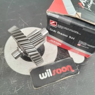 Gear Ratio Set / Gear Ratio Large Small / Gear Counter Transmission Ratio Set Yamaha Xeon (44D-E7410