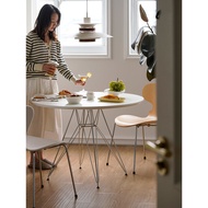 Nordic White Eames Round Table ins Household Small Apartment Dining Table Designer Office Conference