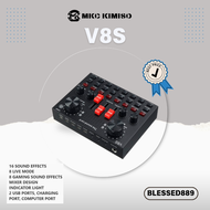 SoundCard V8S Sound Mixer Bluetooth Audio USB External MIXER Soundcard V8S/BLESSED889
