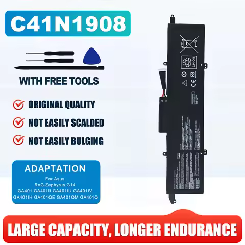 C41N1908 0B200-03610000 Battery For Asus RoG Zephyrus G14 GA401 GA401II GA401IU GA401IV GA401IH GA40