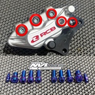Titanium bolts Gr5 calipers RCB s series 2p 2 pistons