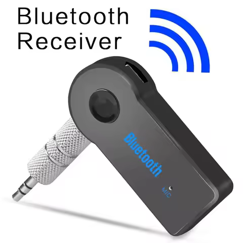 Aux Car Bluetooth Receiver 5.0 Bluetooth Receiver Audio Adapter Audio Conversion