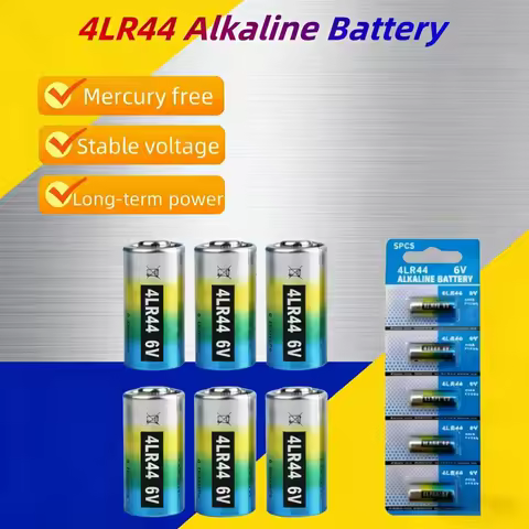 Battery Power 6V 4LR44 Card Pack Alkaline Leak Proof Design For Remote Control Pet Collar Doorbell P