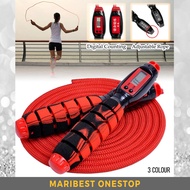 TS-11 SKIPPING ROPE GREY BLUE RED DIGITAL COUNTER 4 MODES COUNT KM MILES CALORIES 360 DEGREE ROTATIO