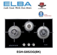 ELBA GLASS HOB EGH-K8843G(BK) , ELBA BUILT IN HOB, GAS STOVE,DAPUR GAS