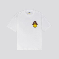 SMILEY JOLLYBEARS WHITE OVERSIZED T-SHIRT