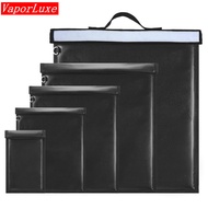 VaporLuxe Premium Fireproof Waterproof RFID Blocking Bag, 5-Size Glass Fiber Faraday Pouch (20-49cm)