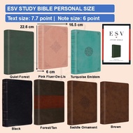 ESV Study Bible Personal Size | Text size 7.7 (Small) |  Gladsounds