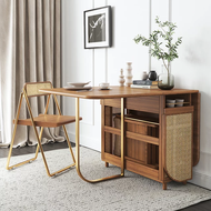 bàn ăn thông minh HDFURNITURE gấp gọn chứa ghế b a28