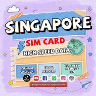 Singapore SIM Card 1-10Days Daily 1GB-3GB Unlimited Data High Speed Data Singapore SIM Card