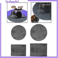 [JoyDIY] Electric Drum Mat, Sound Absorption, Floor Protection, Non-Slip, for Home Room, Drum Practice