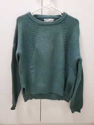 墨綠色針織上衣