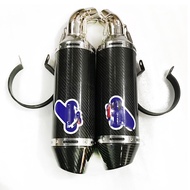 [ZHUIS] Slip-On For DUCATI 696 795 796 848 Motorcycle TERMIGNONI Exhaust Muffler Pipe Full Systems M