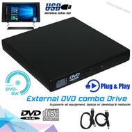 infinix.trade.store Slim External USB 2.0 DVD Drive CD RW Writer Burner Reader Player for PC Laptop