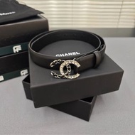 全新CHANEL女款水鑽皮帶