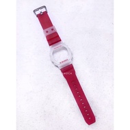 Bnb Gshock DW5600 RED WHITE MATTE Strap Besel Casio G-shock GWB5600