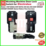 ELECTROLUX ZANUSSI WASHING MACHINE DOOR LOCK SWITCH 3 PIN EWF-85661 EWF-85761 EW-521 EW-548F EW550F 