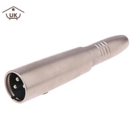 UK 1pc MIC 3 Pin XLR Male Plug to 1/4 Inch 6.35mm Mono Female Jack Audio Cable