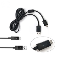 For PS4 Xbox One Gamepad Controllers USB Charging Cable Safety Fast DataTransmission Black Charger C