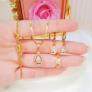 Bundling Package of 4 Accessories SET37UI contains bracelets, earrings, rings, necklaces