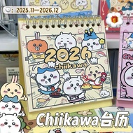 [4 Books] Chiikawa Calendar 2026 Cartoon Desk Calendar