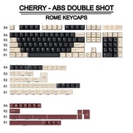 羅馬鍵帽 全套173鍵 CHERRY原廠高度 ABS二色成型工藝 RGB不透光 水口出廠已處理 適用市面多種配列機械鍵盤 GMK Rome Clones PBT Keycaps (not includ
