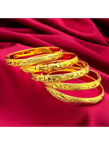 24K gold clasp star bracelet | AU999 full gold, 8MM wide-faced diamonds are as bright as the galaxy,