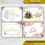 (FAST PROCESSING) Non-Custom Wedding Guest Book | Aesthetic, Luxurious, Elegant