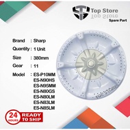 Sharp Washing Machine Pulsator 380mm Gear11 ES-P10MM ES-N90HS ES-N95MM ES-N80GS ES-N80LM ES-N83LM ES